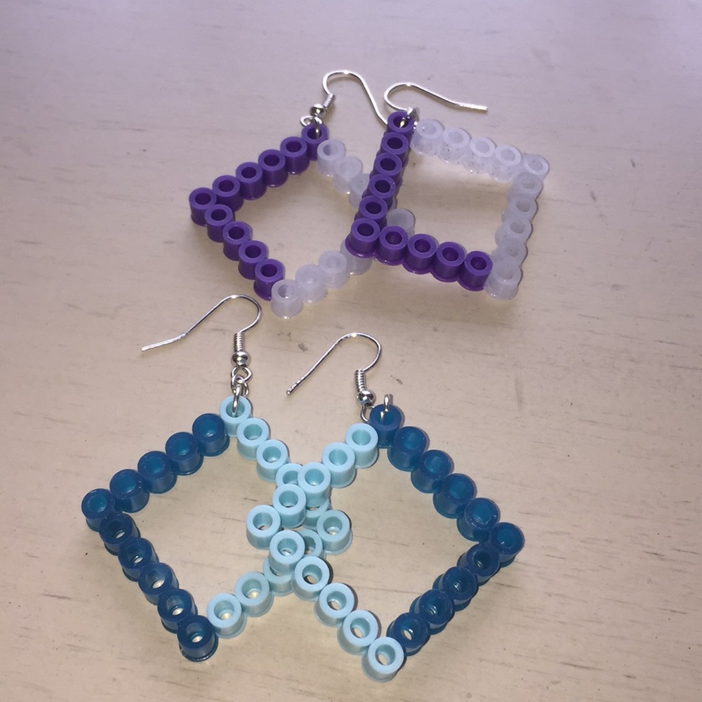 Geometric earrings ✨